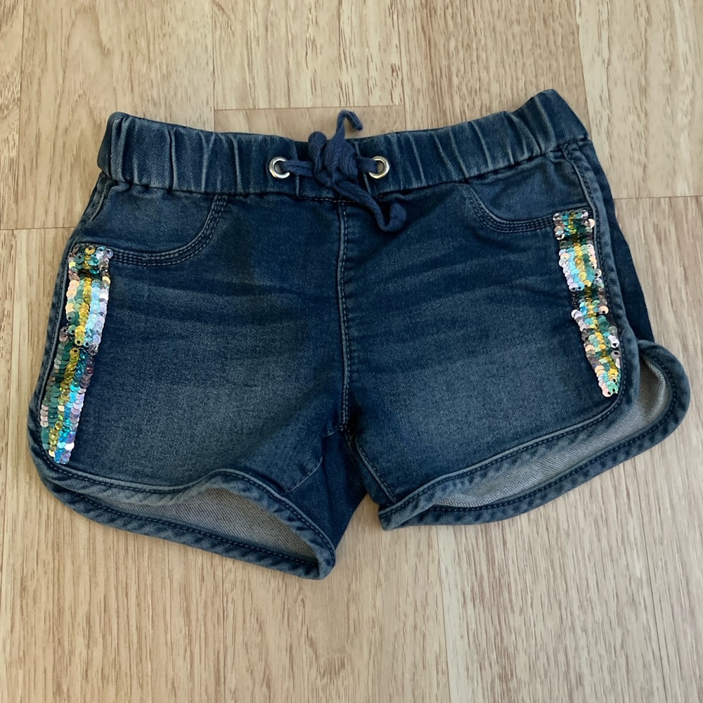 Denim Kids Shorts with Sequin Accents shorts bundle